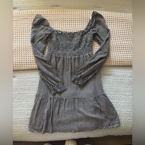 Abercrombie & Fitch Black and White Striped Dress